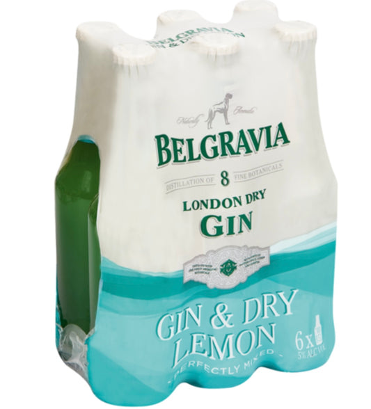 Belgravia Gin & Dry 6 pack