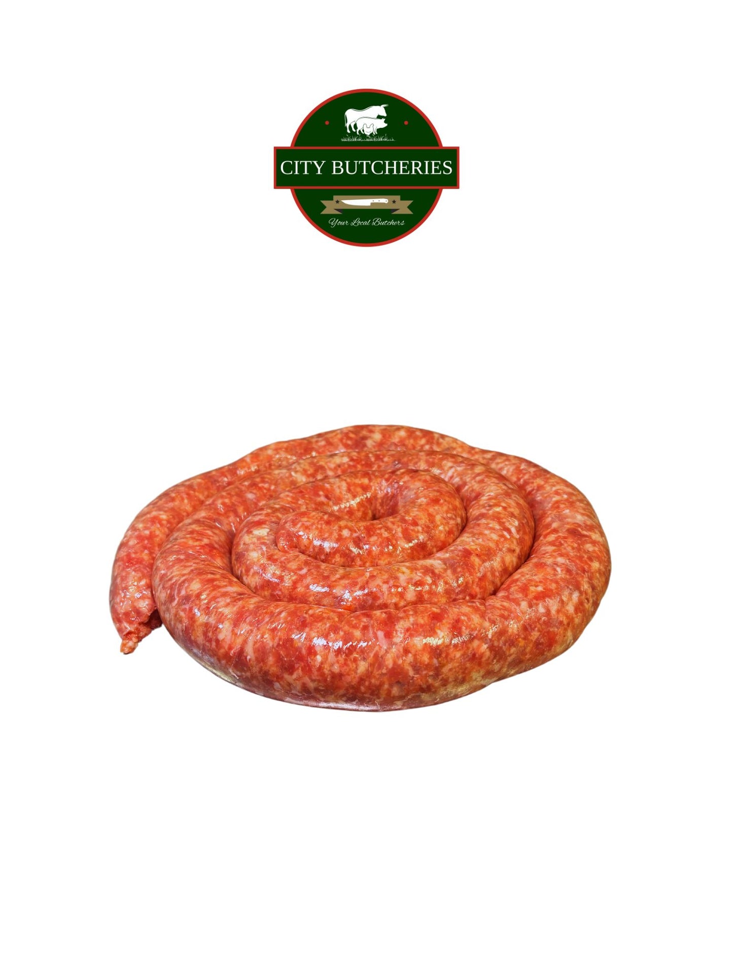 Plain Boerwors (Sausage) (per kg)