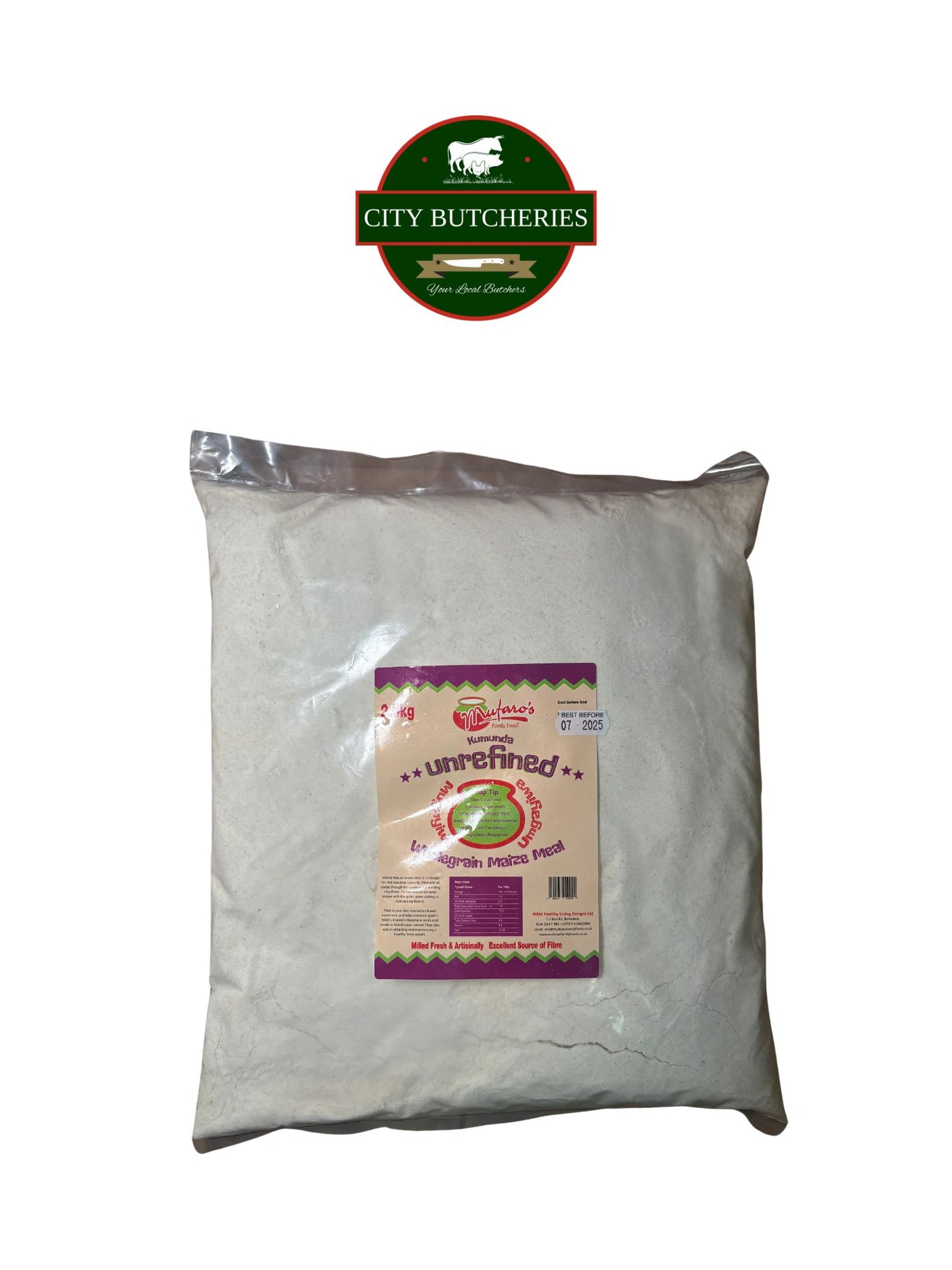 Mufaro’s Unrefined Wholegrain Maize Meal (2.5kg)