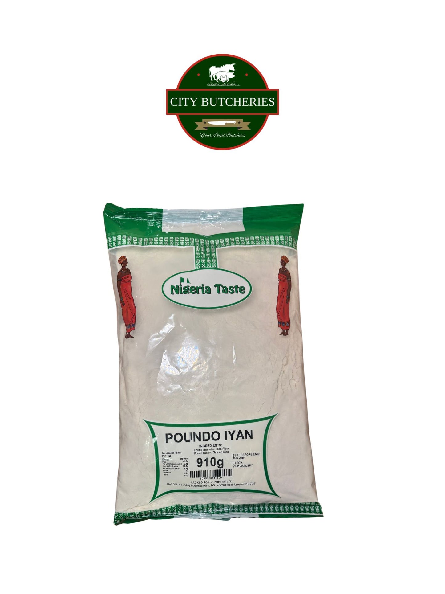 Nigeria Taste Poundo Iyan (910g)