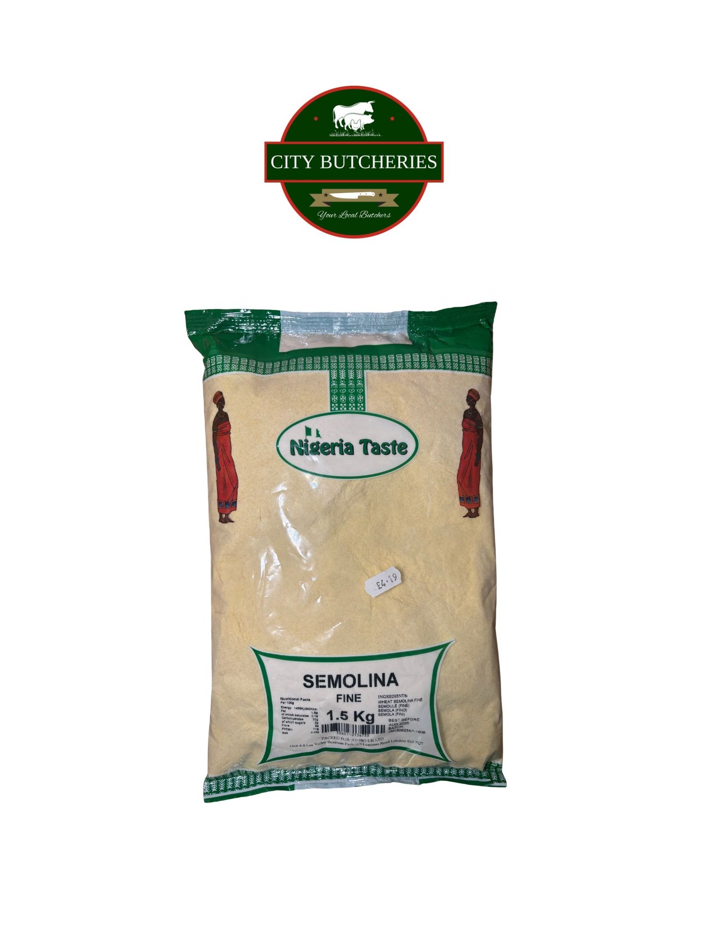 Nigeria Taste Fine Semolina (1.5kg)