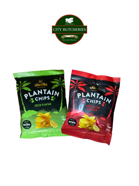 Olu Olu Gourmet Plantain Chips (60g)