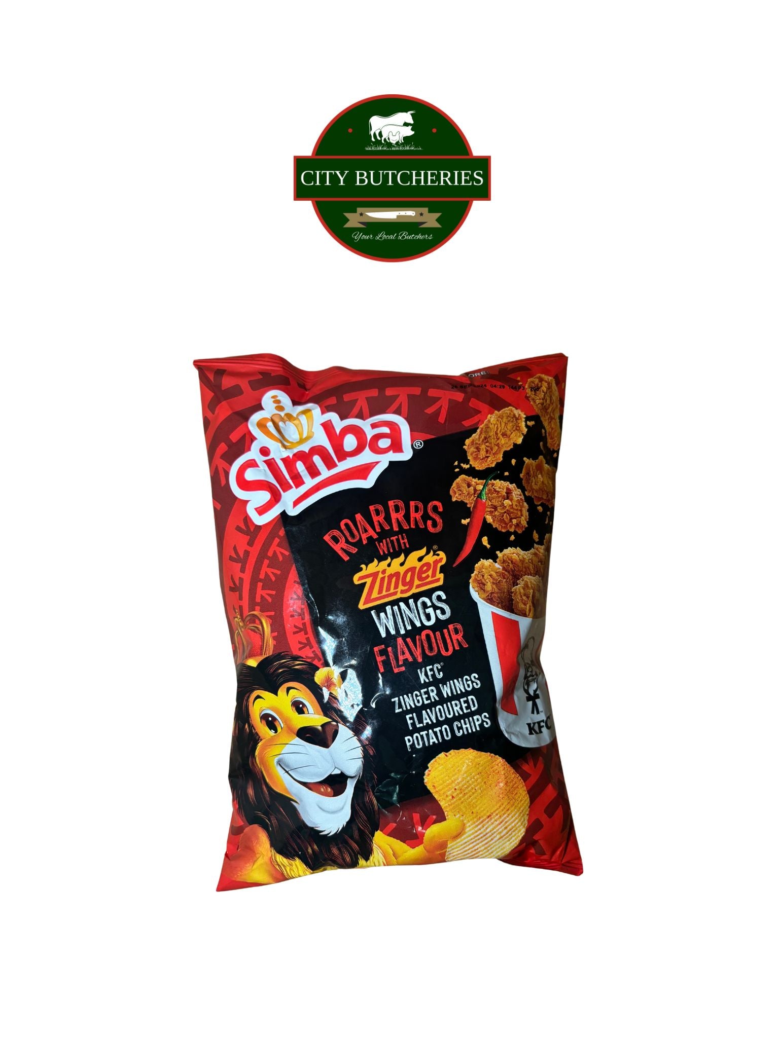 Zinger Simba Simba KFC Zinger Wings Flavoured Potato Chips (120g) – City Butcheries
